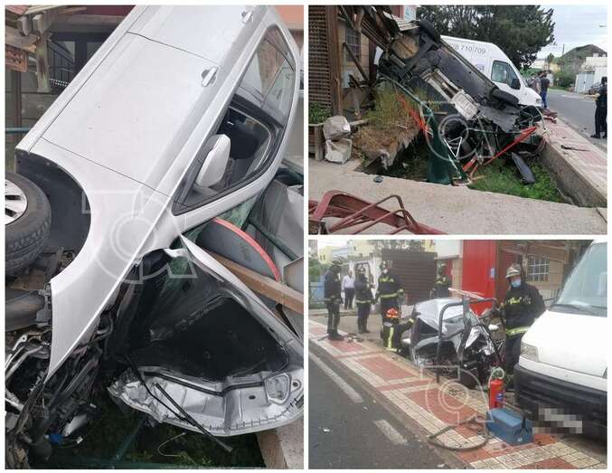 Estado en que quedó el vehículo/TA.